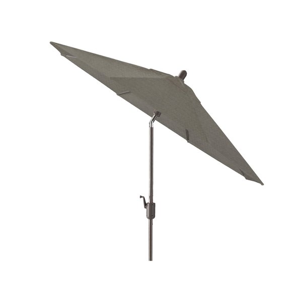 Amauri Outdoor Living 6' Round Auto Tilt Market Umbrella (Frame: Antique Bronze, Fabric: Sunbrella- Graphite) 70210-107-CS21006